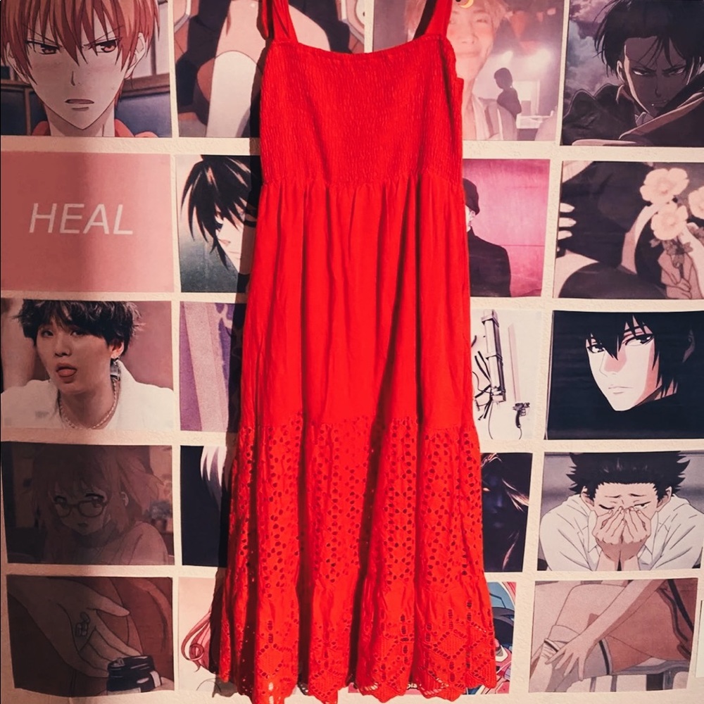 🌸2/$20🌸 Red midi dress
